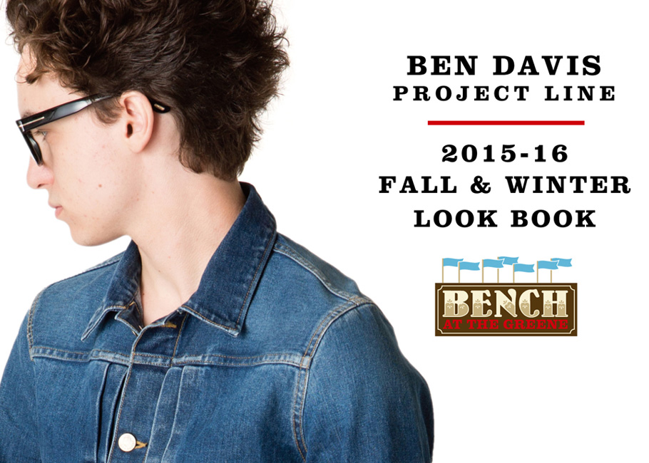 BEN DAVIS PROJECT LINE 2015-2016 FALL & WINTER LOOKBOOK COVER